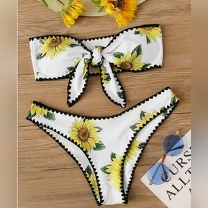 Sunflower Print Bikini
